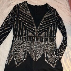 Fashion Nova Bedazzled Romper